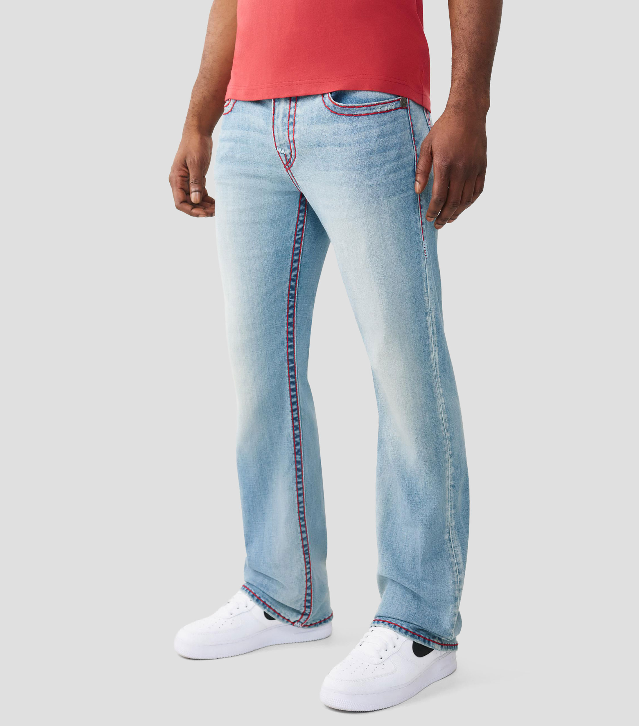Jeans Bootcut liso Hombre